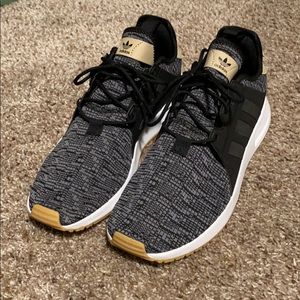 Black and Tan Adidas